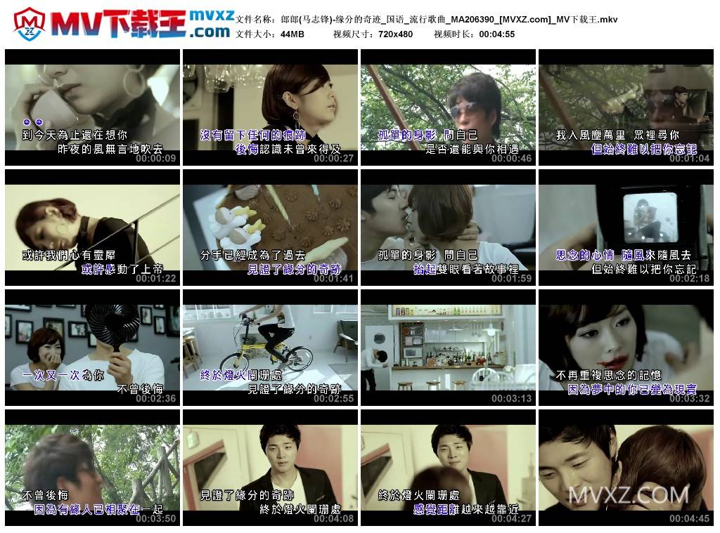 郎郎(马志锋)-缘分的奇迹_国语_流行歌曲_MA206390